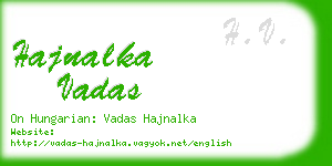 hajnalka vadas business card